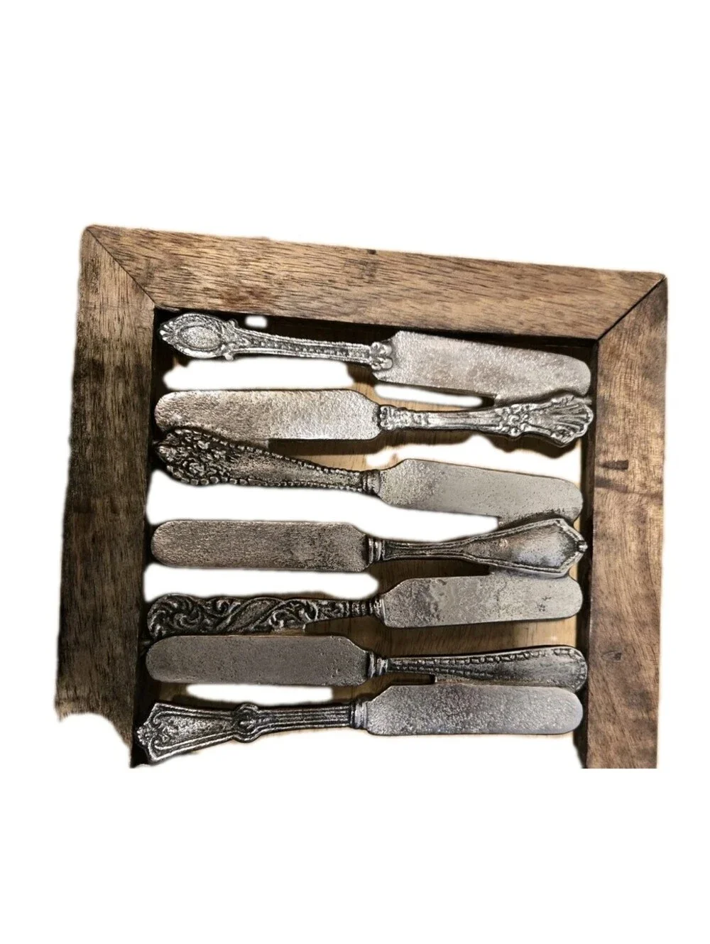 Unique Flatware Wooden Frame TRIVET HOT PLATE 8.5